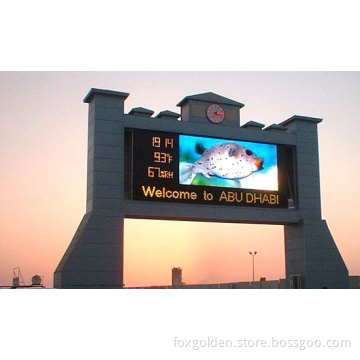 Waterprooof Full Color Outdoor P20 LED Display